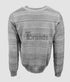 Pull col rond de couleur grise